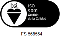 sello BSI - ISO 9001 certificado FS568554