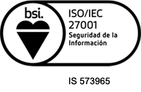 sello BSI ISO 27001 certificado IS573965