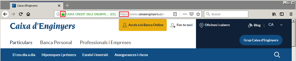 Imatge barra navegador